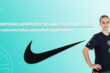 „Krepšinio verpstės“ ir „Nike“ partnerystė – įkvepiantis kelias jaunoms krepšininkėms 