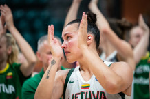 Pirmąkart Lietuvoje žaisianti Nacickaitė sustiprino šalies čempiones