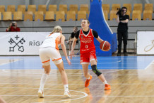 Ūsės dominavimas po krepšiais nukaldino „Kibirkščiai-TOKS“ pergalę Rygoje